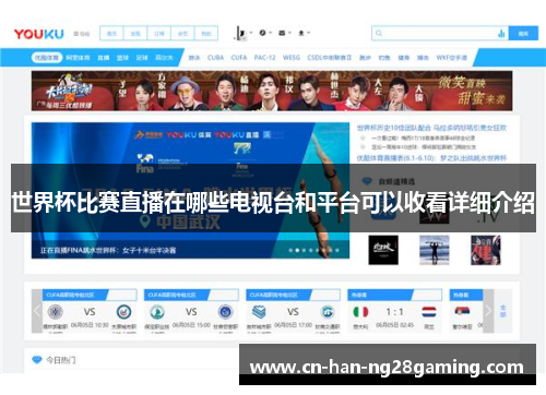 世界杯比赛直播在哪些电视台和平台可以收看详细介绍